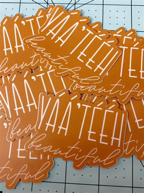 Yáá'tééh Beautiful Sticker | Hello Beautiful Sticker | Navajo Greeting ...