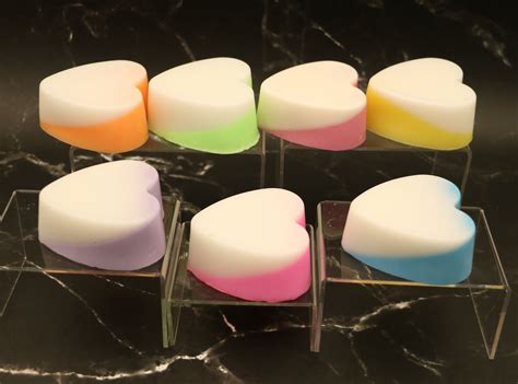 2 Color Heart Shaped Soaps for Valentine's Day, Anniversary, Birthday ...