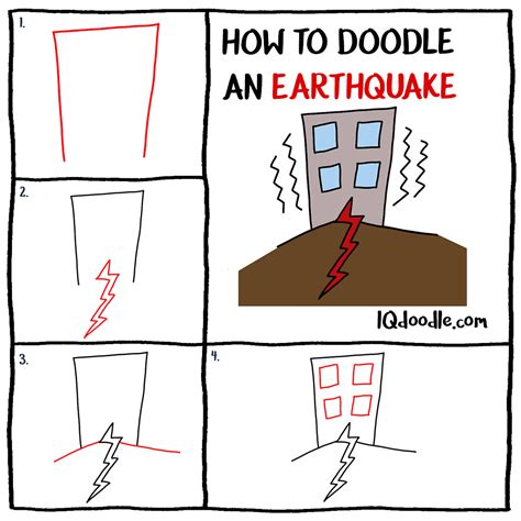 How to Doodle an earthquake - IQ Doodle School