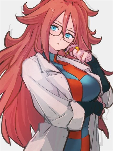 android 21 (dragon ball and 1 more) drawn by kemachiku | Danbooru