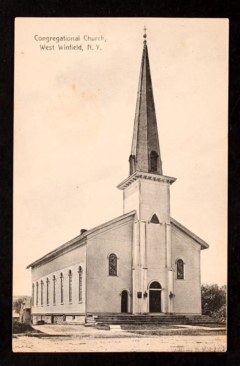 West Winfield - Congregational Church - Vroeger en Vandaag - #7861823 ...