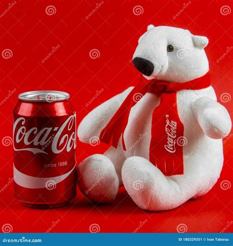 Atlanta, Georgia, USA April 1, 2020: Souvenir Polar Bear Coca-Cola ...
