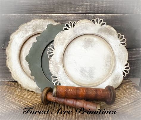 Decorative Edged DIY Wooden Charger Plates/ornaments - Etsy