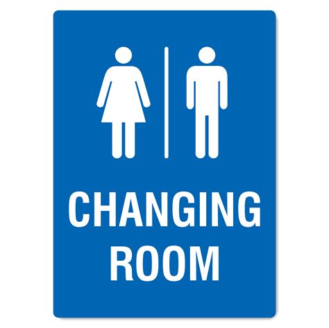 Changing Rooms Logo Notice Baby Changing Room Sign – Veteran Safety