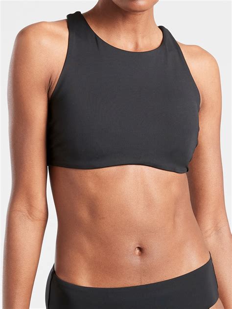 Maldives High Neck Bikini Top | Athleta