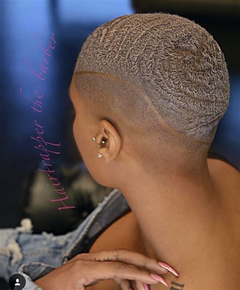 Hairstyles Stunning Variations of Black Female Fade Haircut | Shaved ...