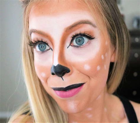 Easy Deer Makeup Halloween Tutorial - Kindly Unspoken