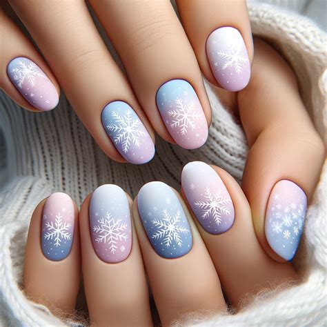 37 Frosty Snowflake Puzzle Nail Patterns Winter