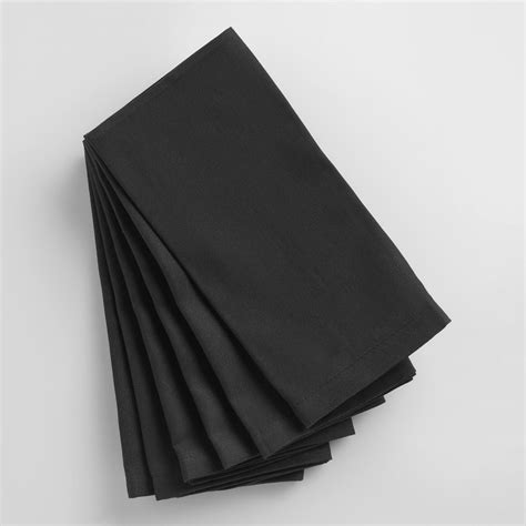 Dress up your table with our black buffet napkins, an easy way to ...