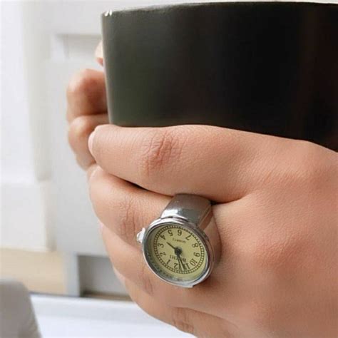 Elastic Finger Punk Hip Hop Vintage Ring Watch By Sparkling Aura