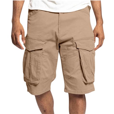 cllios Men Cargo Shorts Big and Tall Multi Pockets Outdoors Hiking 5 ...