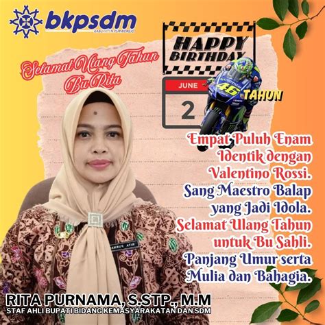 Selamat Ulang Tahun Bu Rita