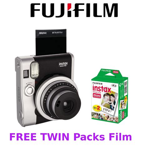 FUJIFILM instax mini 90 NEO CLASSIC instant camera instax camera (Black ...