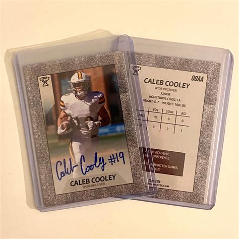 Caleb Cooley Autographed Trading Card (Limited Edition) – Champletes