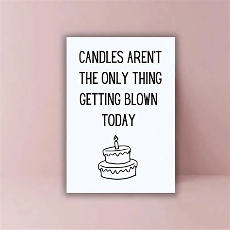 1pc Funny Birthday Card Seductive Love Card Witty Hilarious Joke Thoughtful Surprise For His ...
