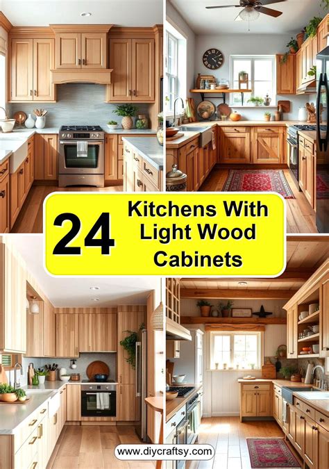 24 Light Wood Cabinet Kitchen Designs for Warm, Inviting Spaces