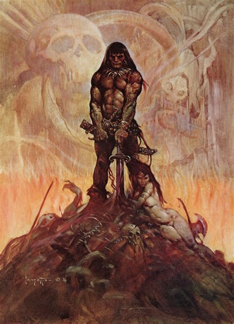 Frank Frazetta - Iconic Pieces From A Legend - NeoText in 2022 | Frank ...