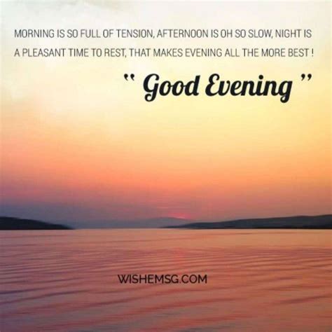 200+Good Evening Quotes Wishes & Images - Wishemsg.Com