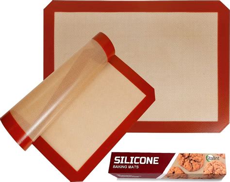 Amazon.com: Silicone Baking Mat for 3/4 Size Cookie Sheets for Baking ...