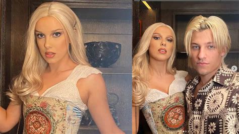 Millie Bobby Brown & Boyfriend Dressed Up As Barbie & Ken To Celebrate ...