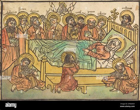 The Death of the Virgin, 1465/1470 Stock Photo - Alamy