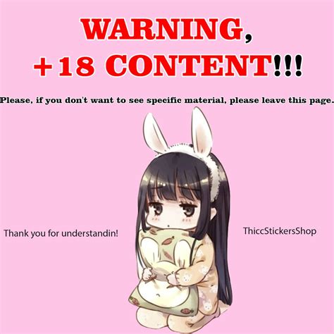 Hentai Stickers Sheet 10 Hot Stickers Waifus - Etsy