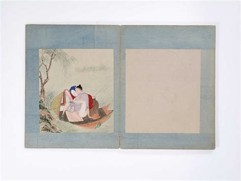 Lot 977 - AN ALBUM WITH EROTIC PAINTINGS, QING