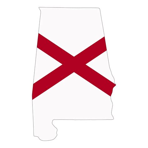 Alabama Flag - State of America 26804002 PNG