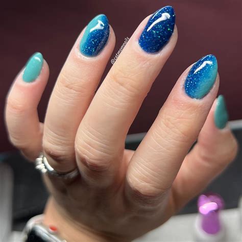 27+ Dark Teal Nails Ideas to Steal This Month - Nail Designs Daily