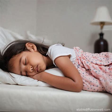 Sister Sleeping at Home | Stable Diffusion Online