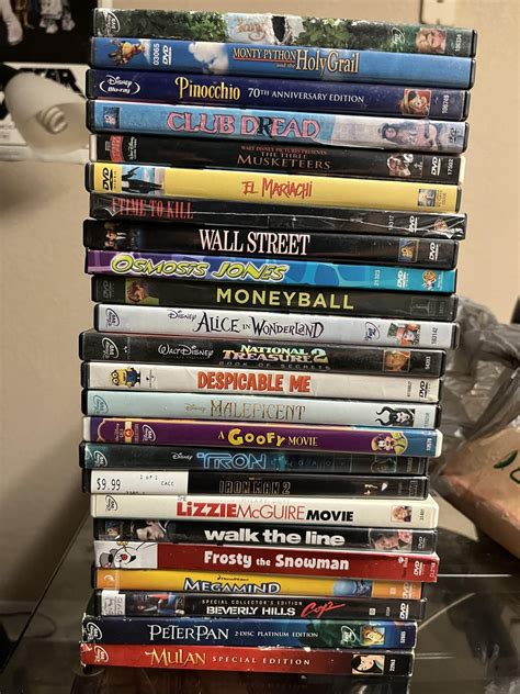 5 DVDs for $1 yesterday at the flea market! Can’t beat that. : r ...