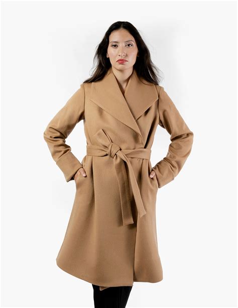 Long camel wool coat womens sales