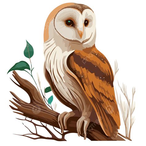 Dessin Simple D'une Chouette Effraie