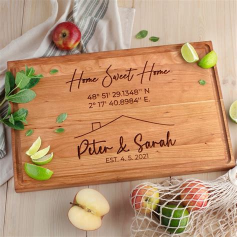 Personalized Cutting Boards for Realtors | Personalized Housewarming Gifts