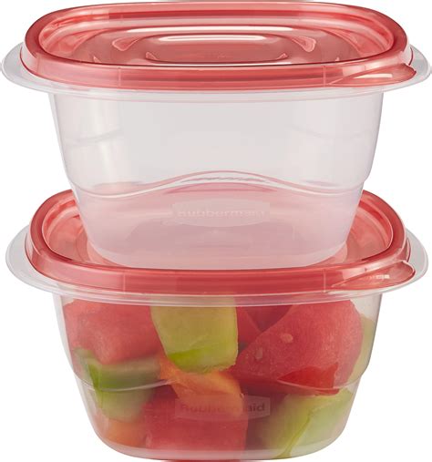 Amazon.com: Rubbermaid TakeAlongs Food Storage Container, Square, Deep ...