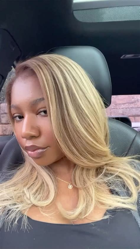 Blonde Balayage | Blonde natural hair, Blonde hair black girls, Honey ...