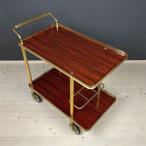 Vintage Serving Bar Cart, Italy, 1970s at 1stDibs