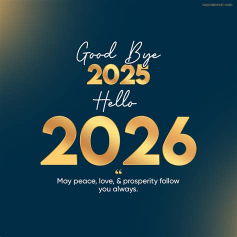 Goodbye 2025 Hello 2026 Images