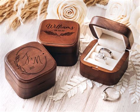 Double Wedding Ring Box Wood at Phyllis Mosier blog