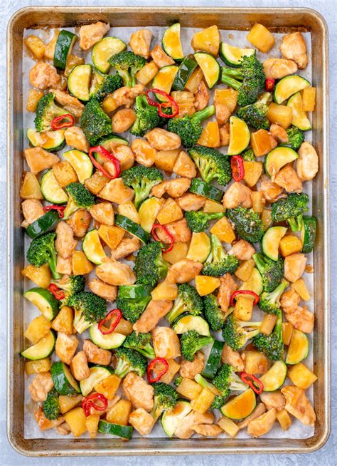 Baked Teriyaki Chicken Sheet Pan Chicken Dinner - Powered By Mom