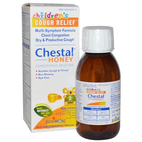 Boiron - Children's Cough Syrup - Chestal Honey 125 ml | BabyOnline HK