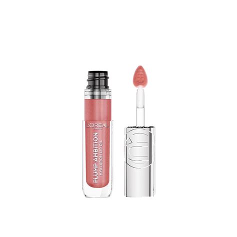 L'oréal Paris Plump Ambition Hyaluron Lip Oil 650 Nude Macaron 5ml (0.16Floz) Estados Unidos