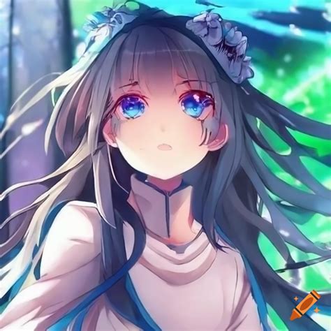 Anime girl on Craiyon