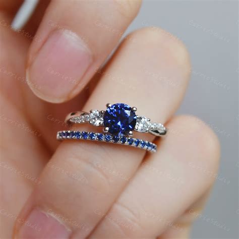 bellasoko – Bella Store | Sapphire wedding rings, Sapphire wedding ring ...