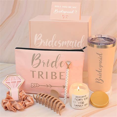 Amazon.com: HOOMUU Bridesmaid Gifts - Bridesmaid Proposal Box Set from ...