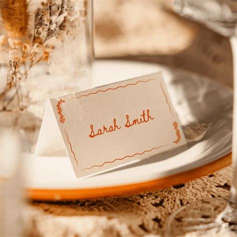 Design Wedding Place Cards in Minutes - Free Templates & Meal Options
