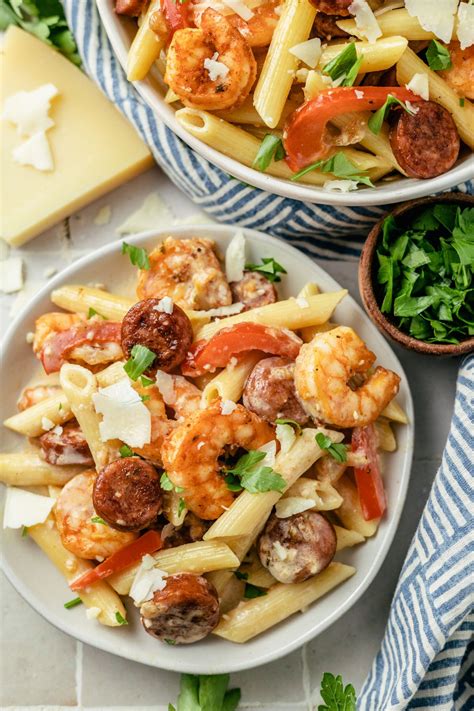 Cajun Andouille Sausage And Shrimp Pasta at Deloris Colvin blog