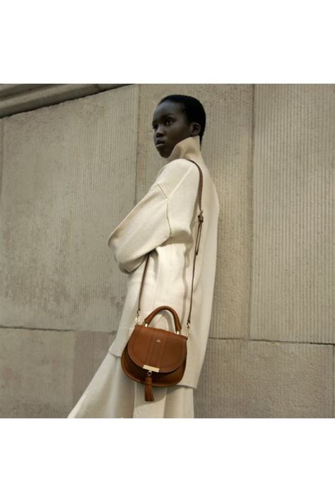 DeMellier London The Mini Venice Grain Leather Bag - Cognac | Garmentory