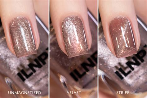 ILNP Velveteen - Brown Magnetic Holographic Nail Polish