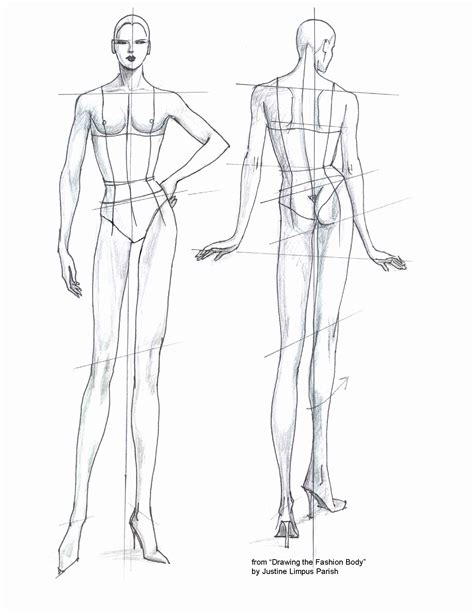 Costume Design Template Male